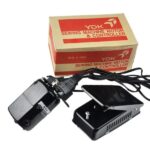 YDK Sewing Machine Motor & Controller, Model YM-50 Motor, YC-500 Controller, Black, 220V, Made in Japan